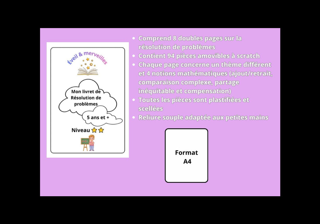 Mon livret de résolution de problèmes - Niveau 2